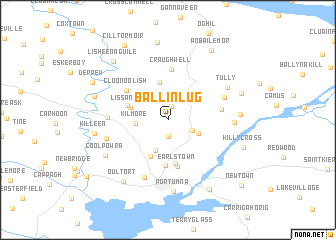 map of Ballinlug