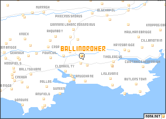 map of Ballinoroher