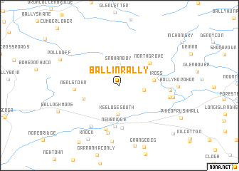 map of Ballinrally