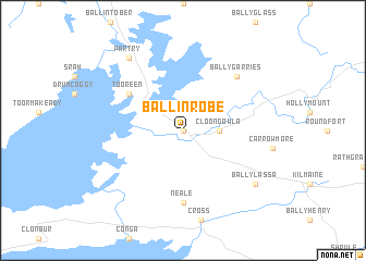 map of Ballinrobe