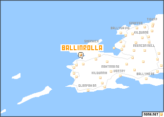 map of Ballinrolla