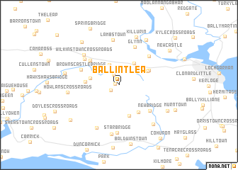 map of Ballintlea