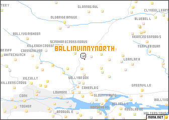 map of Ballinvinny North