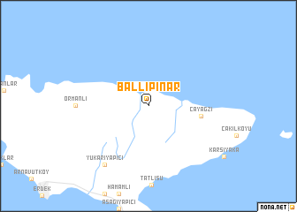 map of Ballıpınar