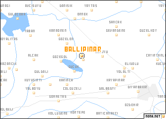 map of Ballıpınar