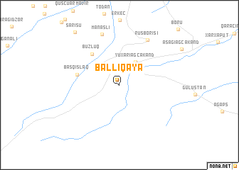 map of Ballıqaya