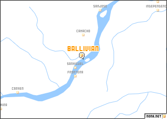 map of Ballivián