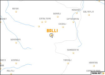 map of Ballı