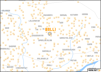 map of Balli