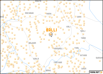 map of Balli