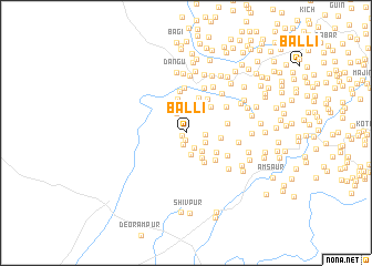 map of Balli