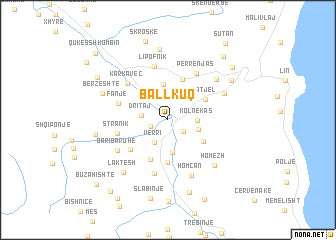 map of Ballkuq