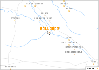 map of Ballobar