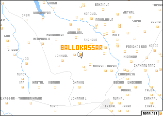 map of Ballo Kassar