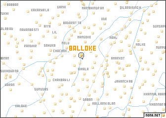 map of Balloke