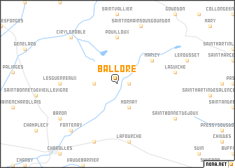 map of Ballore