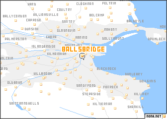 map of Ballsbridge