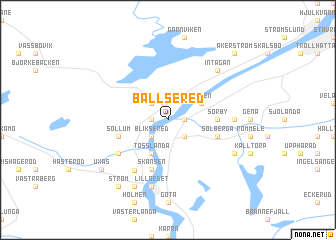 map of Ballsered