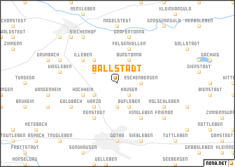 map of Ballstädt
