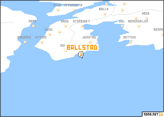 map of Ballstad