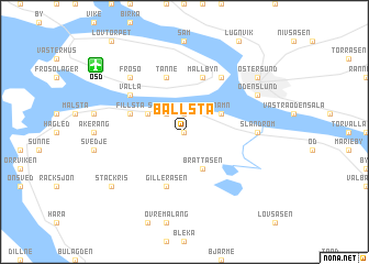 map of Bällsta