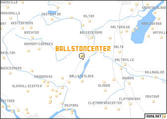 map of Ballston Center