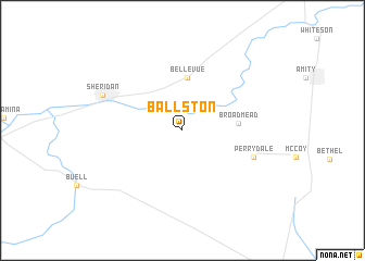 map of Ballston