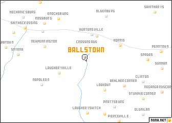 map of Ballstown