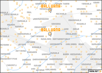 map of Balluāna