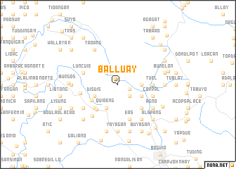 map of Balluay