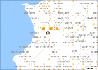 map of Ballūrān