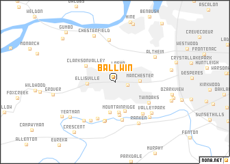 map of Ballwin