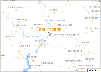 map of Ballyanne