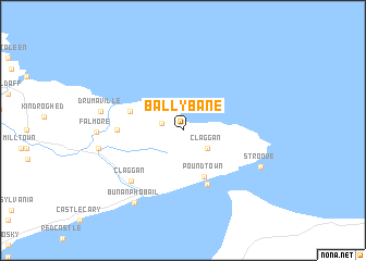 map of Ballybane