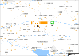 Locmap BALLYBANE  9.7468889X52.0383333X 9.4108889X52.2783333 