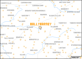 map of Ballybarney