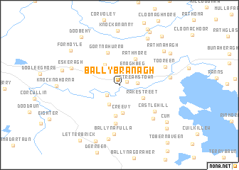 map of Ballybranagh