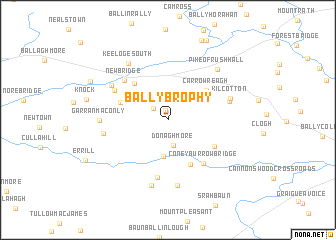map of Ballybrophy