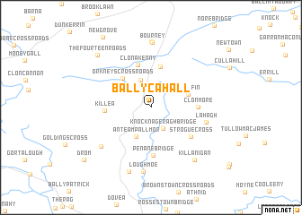 map of Ballycahall
