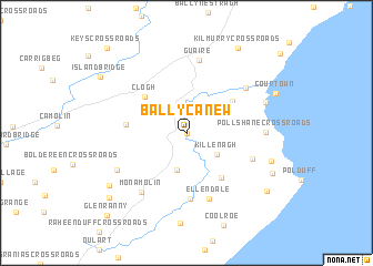 map of Ballycanew