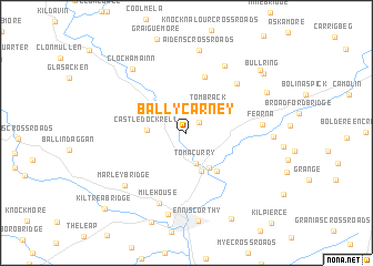 map of Ballycarney