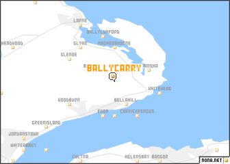 map of Ballycarry