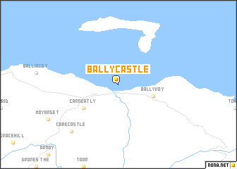 map of Ballycastle