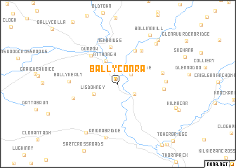 map of Ballyconra