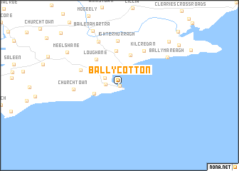 map of Ballycotton