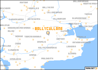 map of Ballycullane