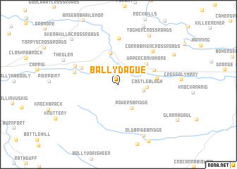 map of Ballydague