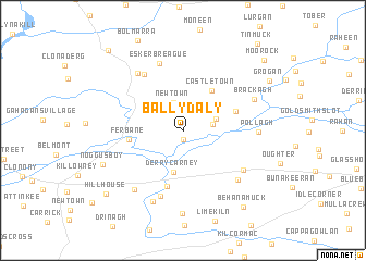 map of Ballydaly