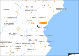 map of Ballydane