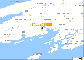 map of Ballydehob